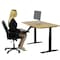 Uncaged Ergonomics RiseUpElectricStandingDesk60X30"BambooDesktopSitStandOffice, Rubb RUBB - alternate 1